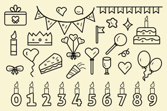 Celebrate in Style: Creative Doodle Elements for Every Occasion