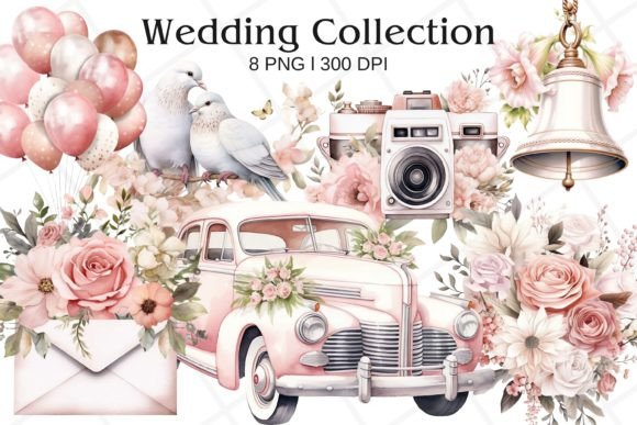 Elegant Pink Wedding Watercolor: A Design Asset Guide