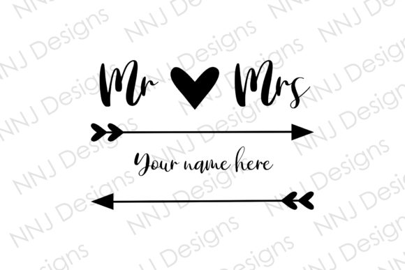 Mr and Mrs Wedding Monogram: Elevate Your Design Assets