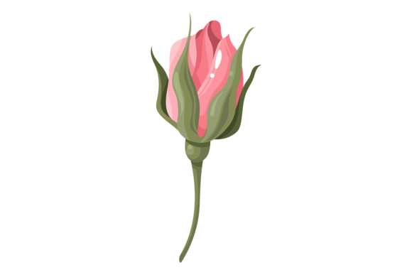 Pink Rose Wedding Flower Bud: A Designer's Floral Element
