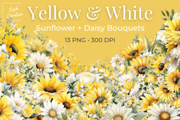 Sunlit Elegance: Using Yellow & White Wedding Bouquet Flowers in Design
