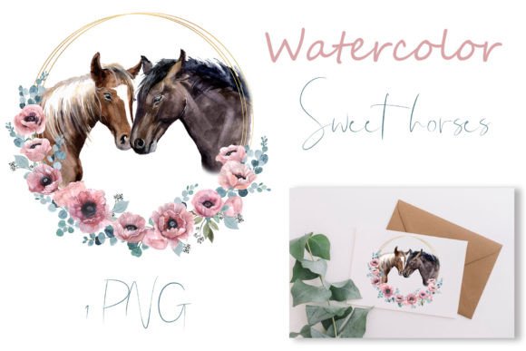 Watercolor Horse Clipart: Elevate Your Wedding Art & Beyond