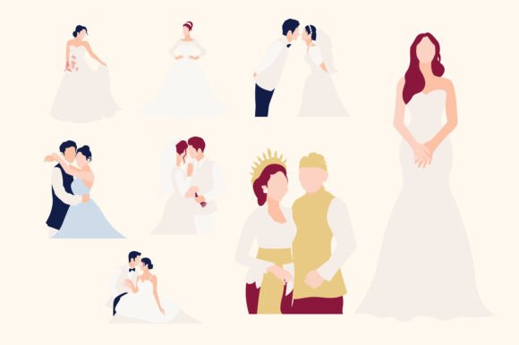 Wedding Boho Vector Set: Versatile Design Assets