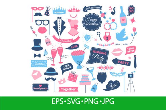 Wedding Photo Booth Props: Elevate Your Celebration with Customizable Party Graphics