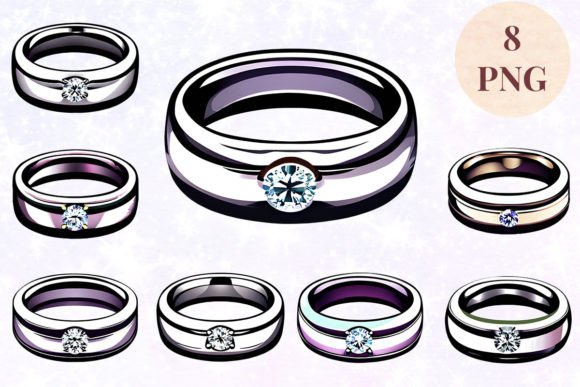 Wedding Ring 1 Clipart PNG: A Versatile Design Asset